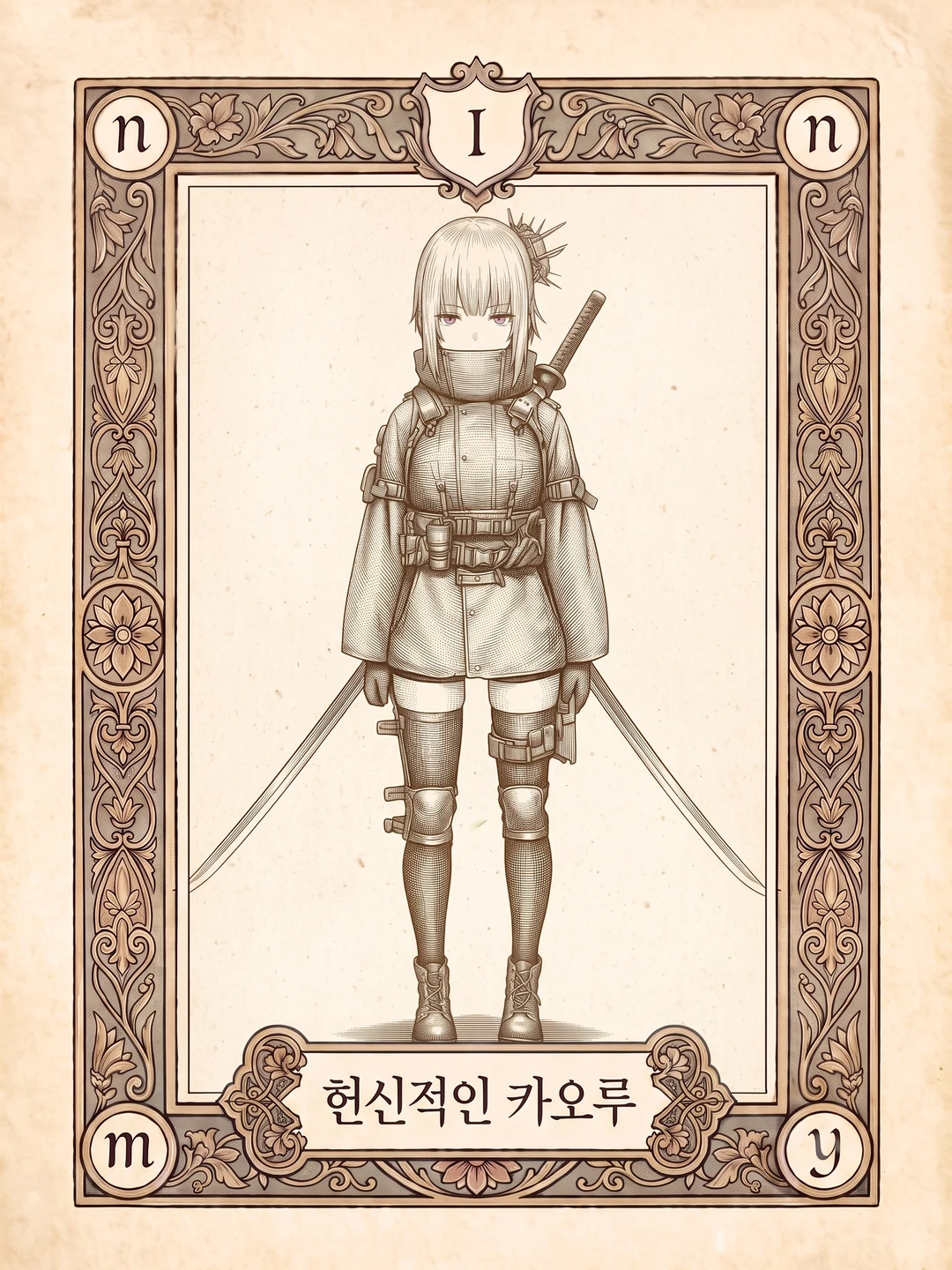 카오루 Ⅰ 단계 카드