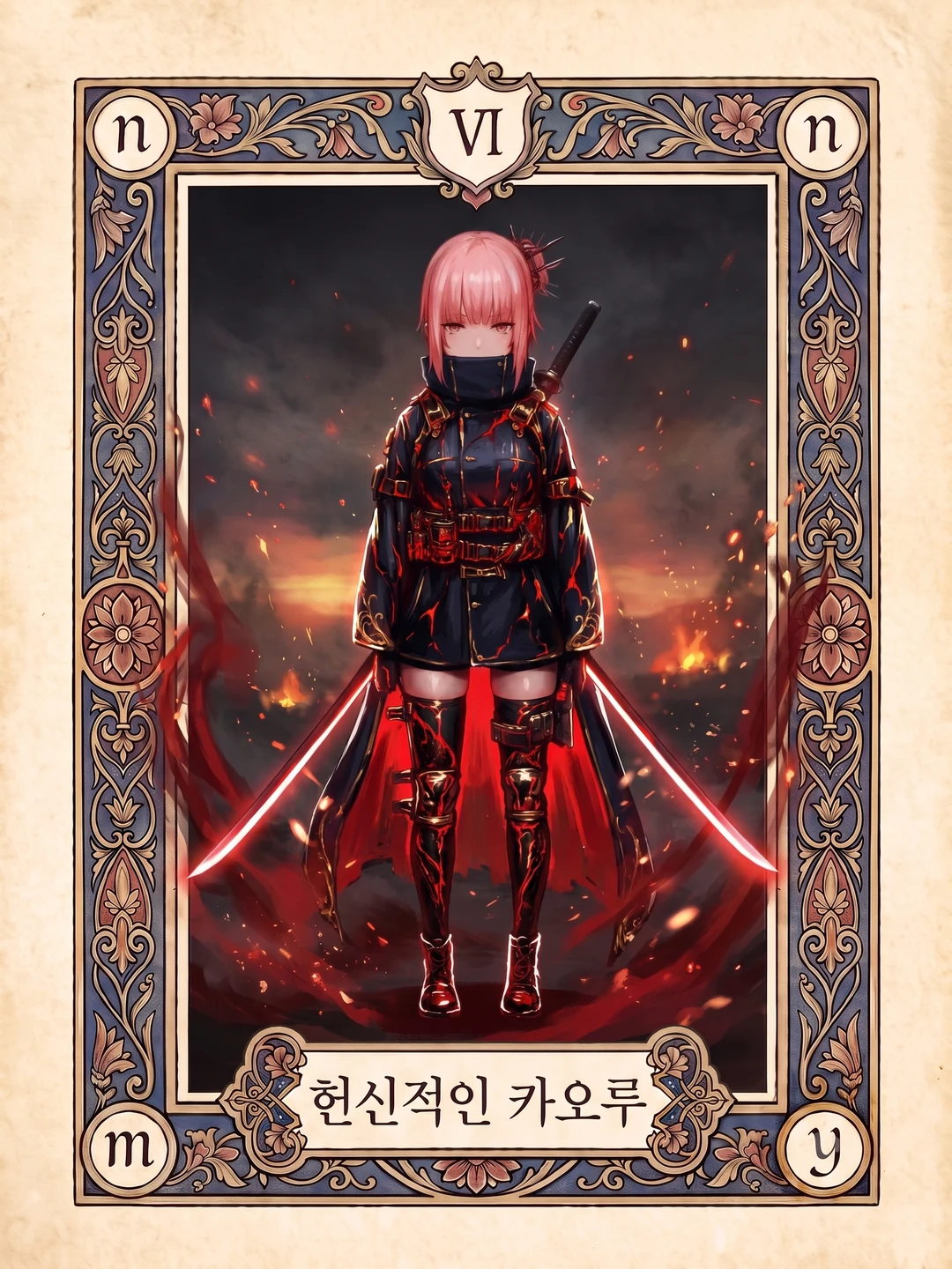 카오루 Ⅵ 단계 카드
